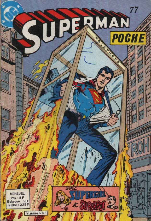 Scan de la Couverture Superman Poche n 77